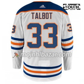 Dresovi Edmonton Oilers CAM TALBOT 33 Adidas Bijela Authentic - Dječji